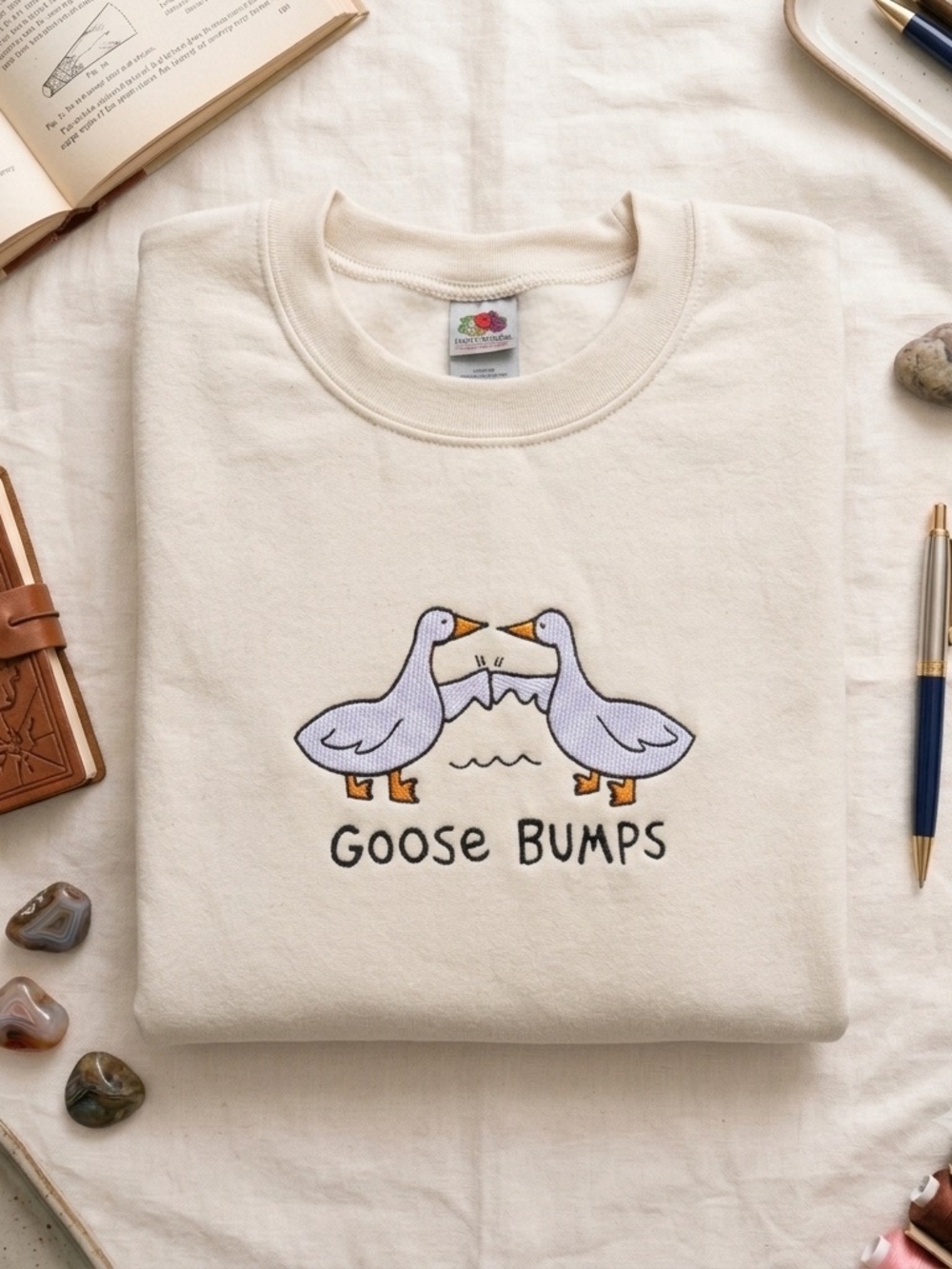 Goosebumps Sweater - Embroidered